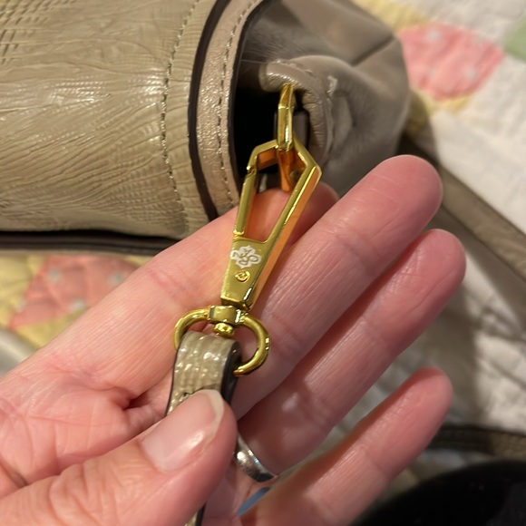 Oryany Taupe Leather Bag - Picture 7 of 10